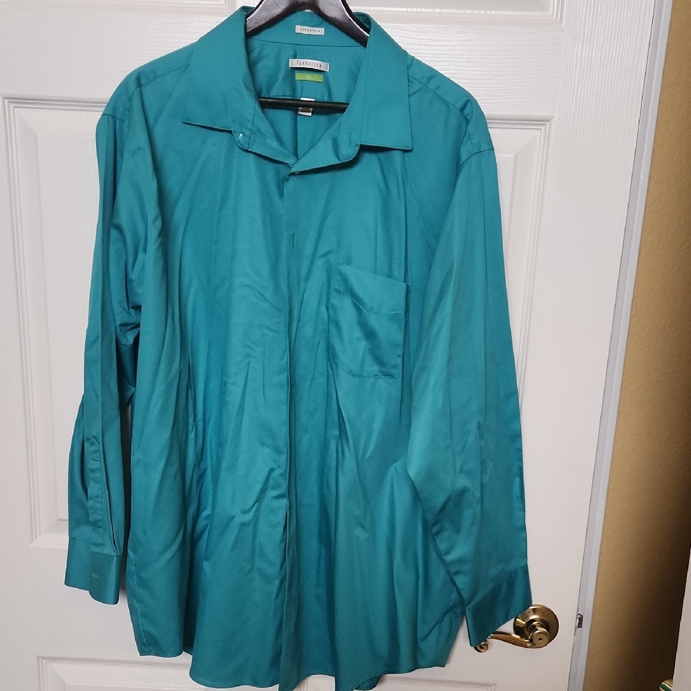 Van Heusen Teal Long Sleeve Shirt